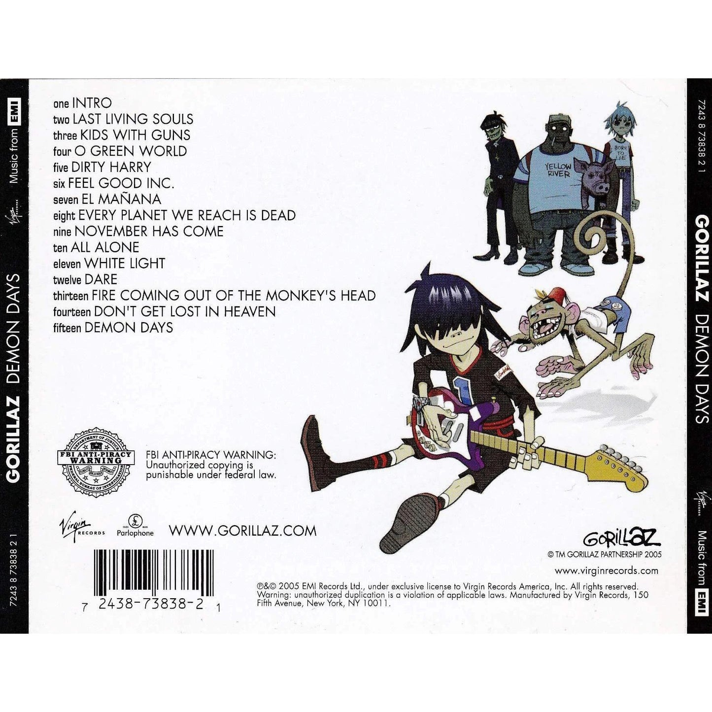 Gorillaz | Demon Days | Used Music CD - The CD Exchange