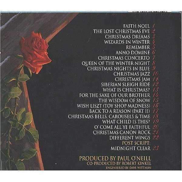 TransSiberian Orchestra The Lost Christmas Eve CD Trans Siberian Orchestra The Lost Christmas Eve Songs