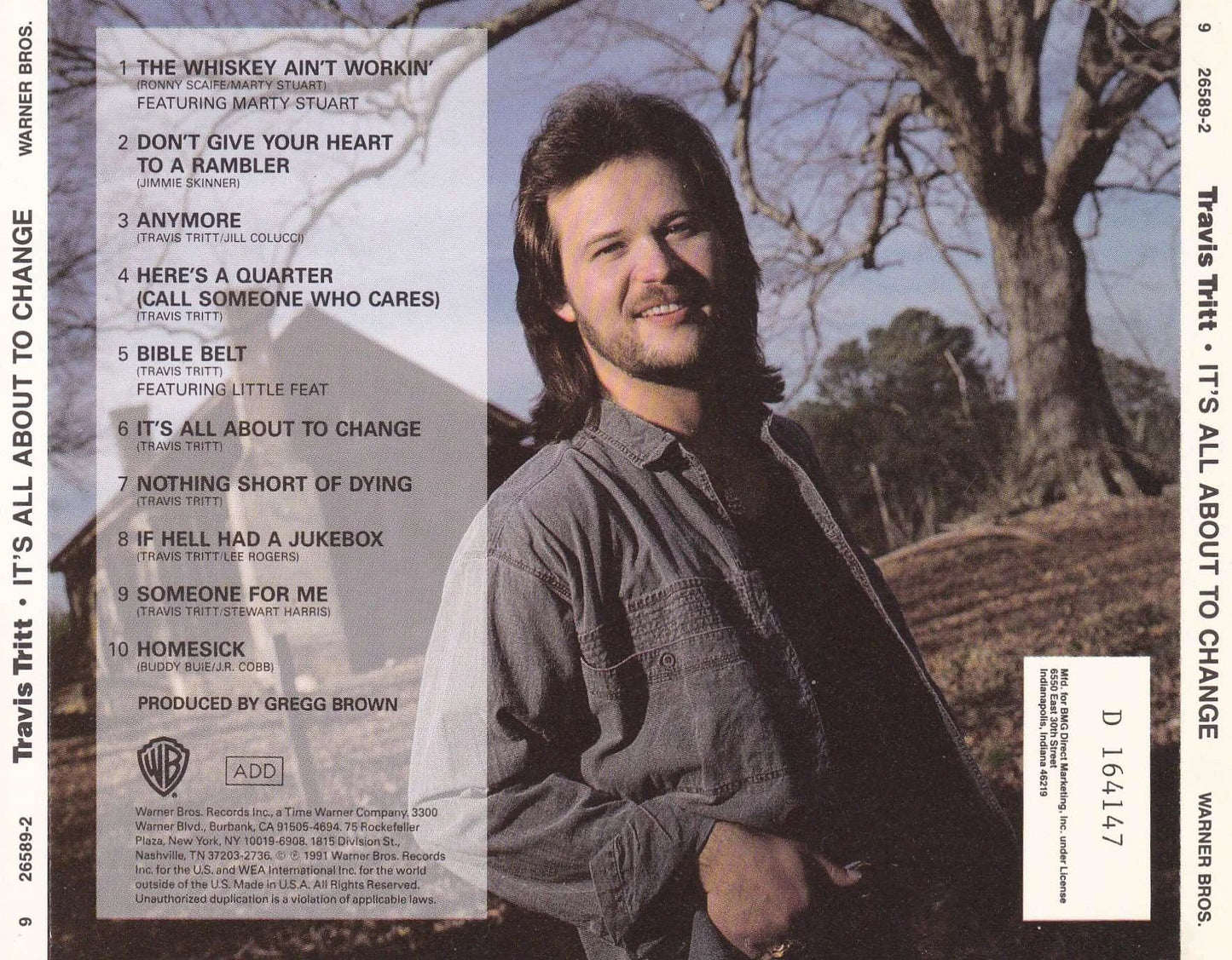 Travis Tritt - It's All About to Change - CD