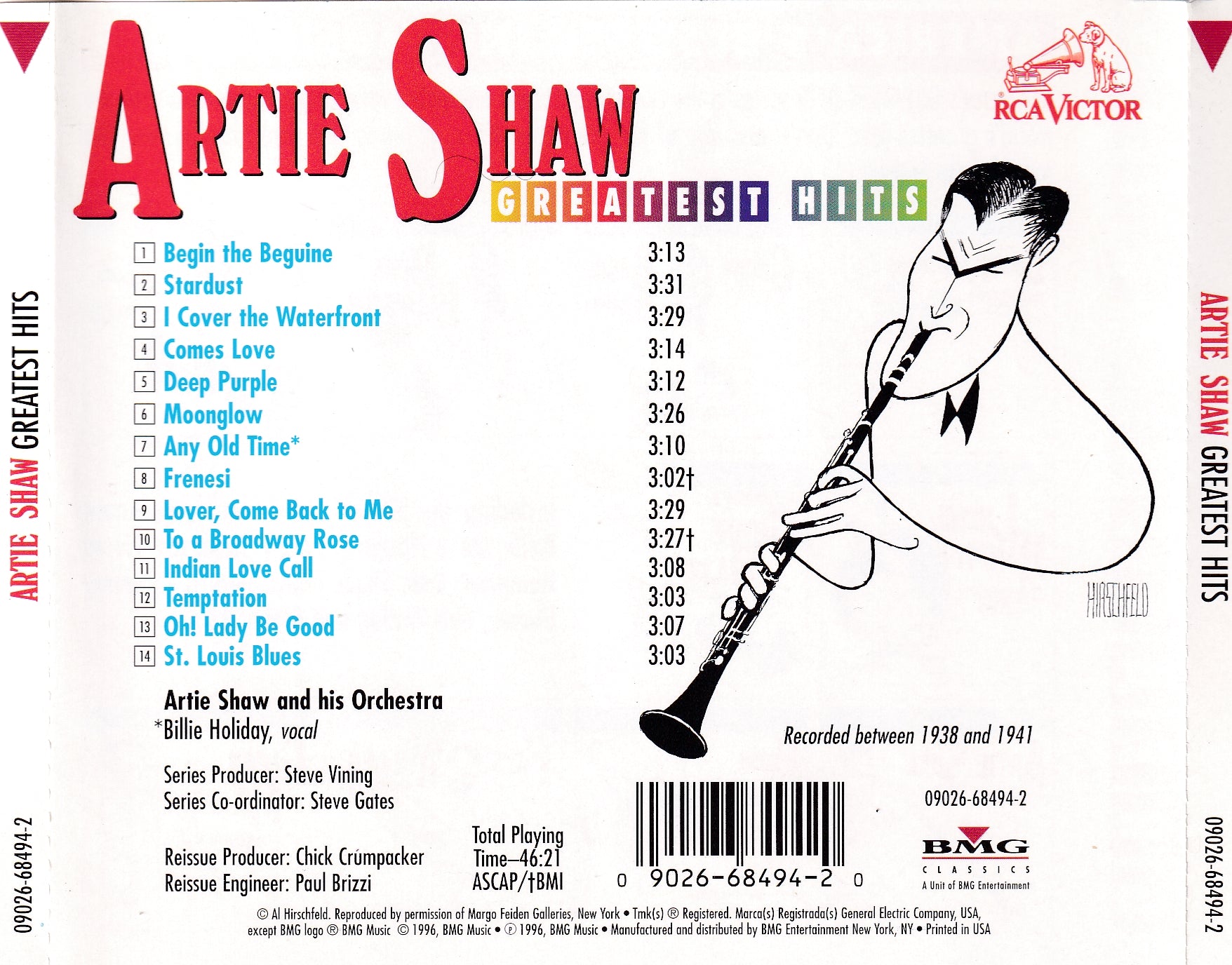 Artie Shaw - Greatest Hits - CD by TheCDExchange.com