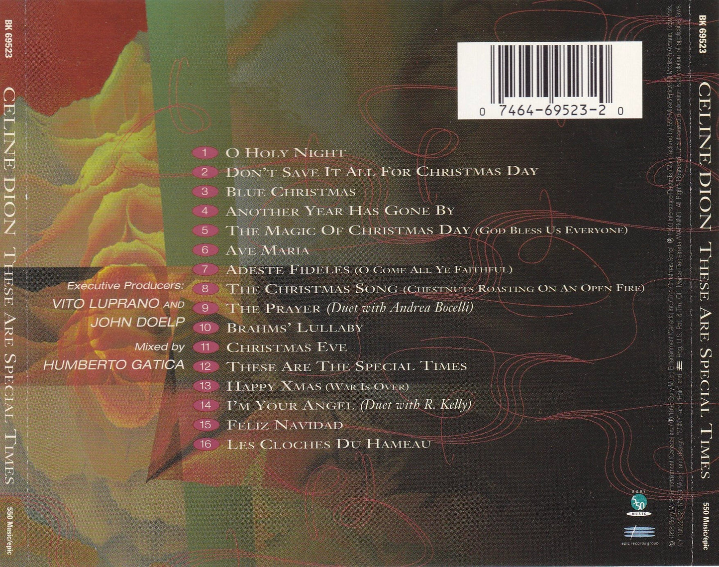 Celine Dion - These Are Special Times - CD