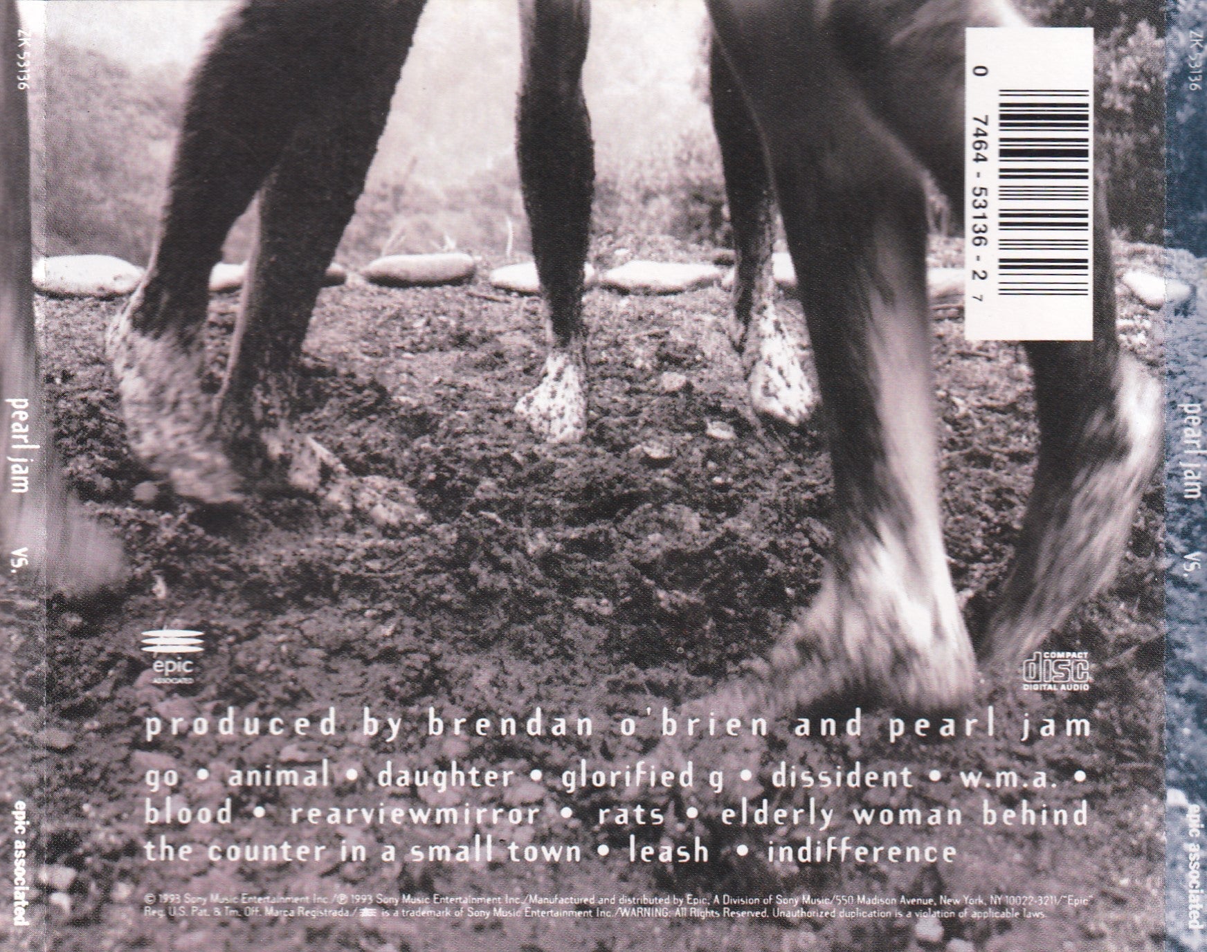 Pearl Jam - Vs. - CD