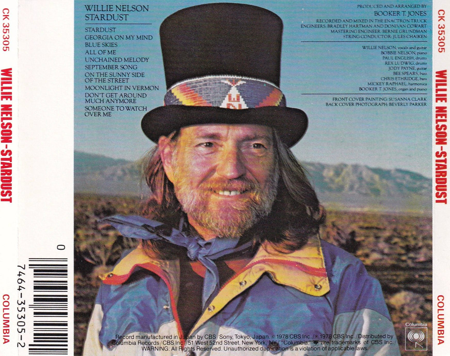 Willie Nelson - Stardust - CD