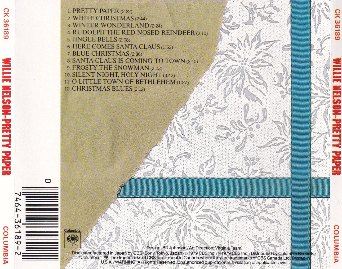 Willie Nelson - Pretty Paper - CD by TheCDExchange.com