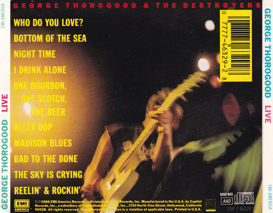 George Thorogood & the Destroyers - Live - CD