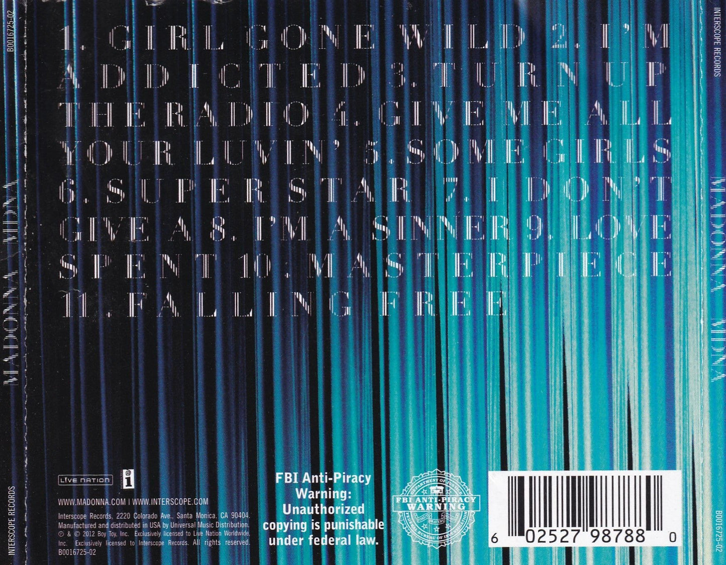 Madonna - MDNA [Clean] - CD