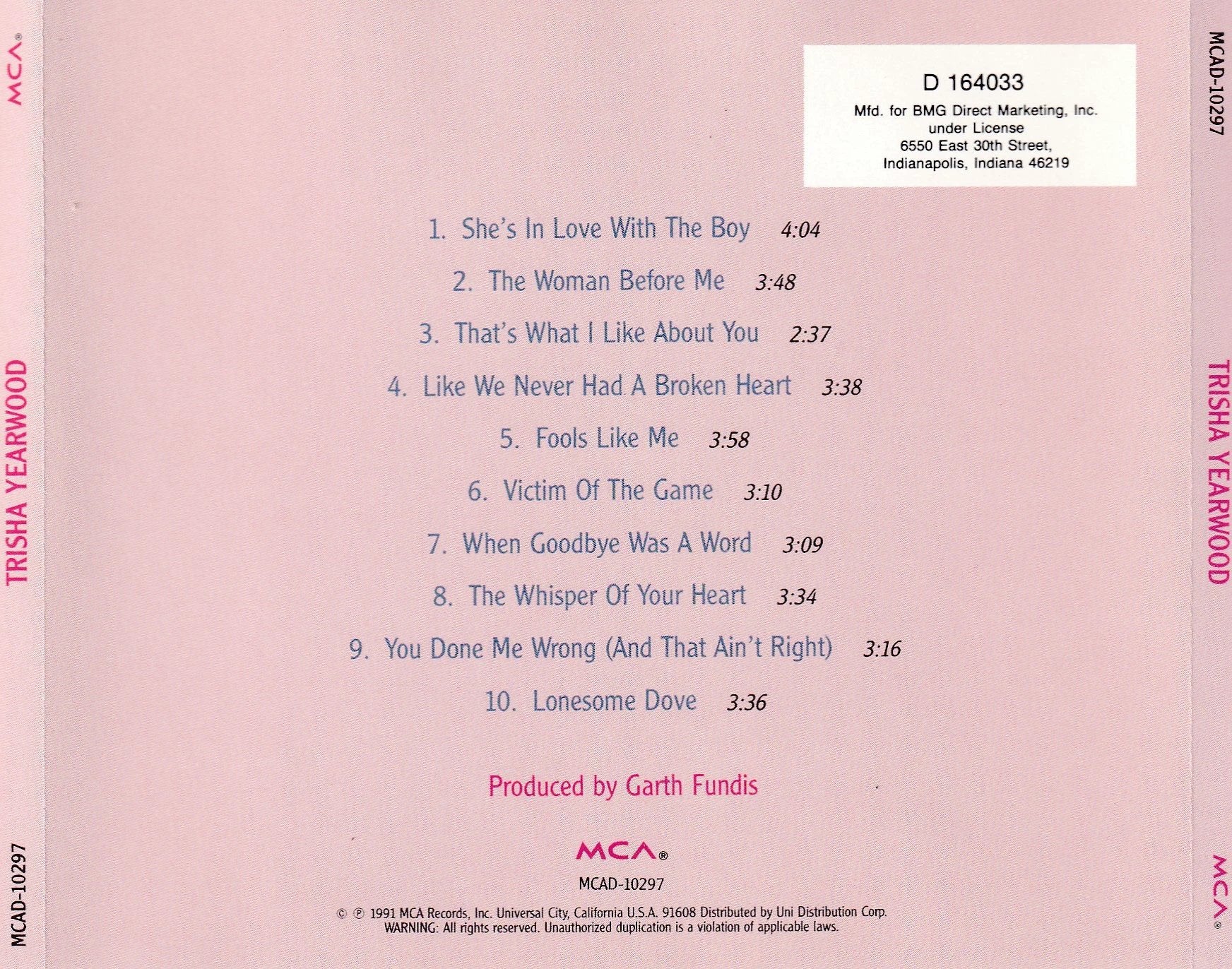 Trisha Yearwood - Trisha Yearwood - CD