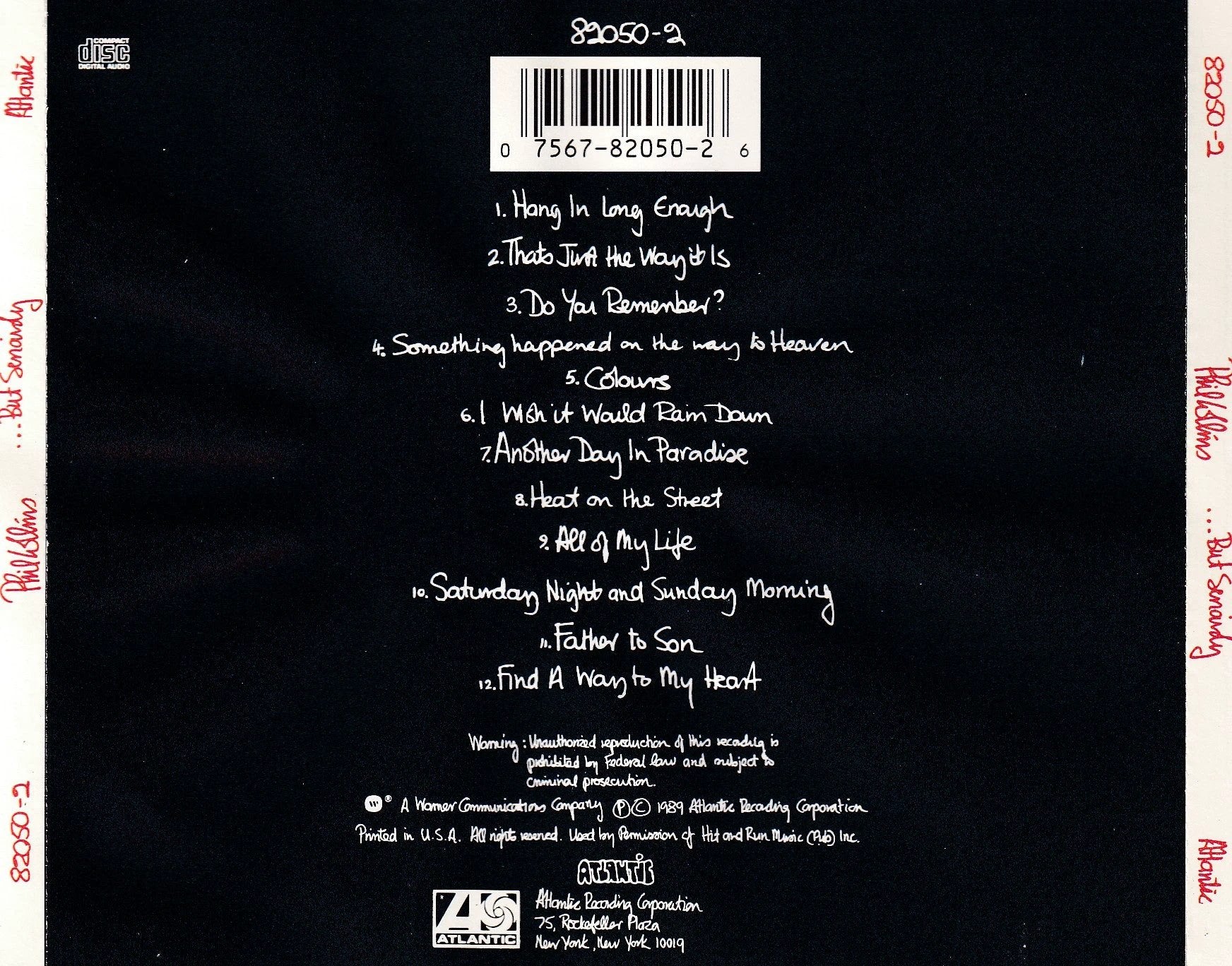 Phil Collins - But Seriously - CD