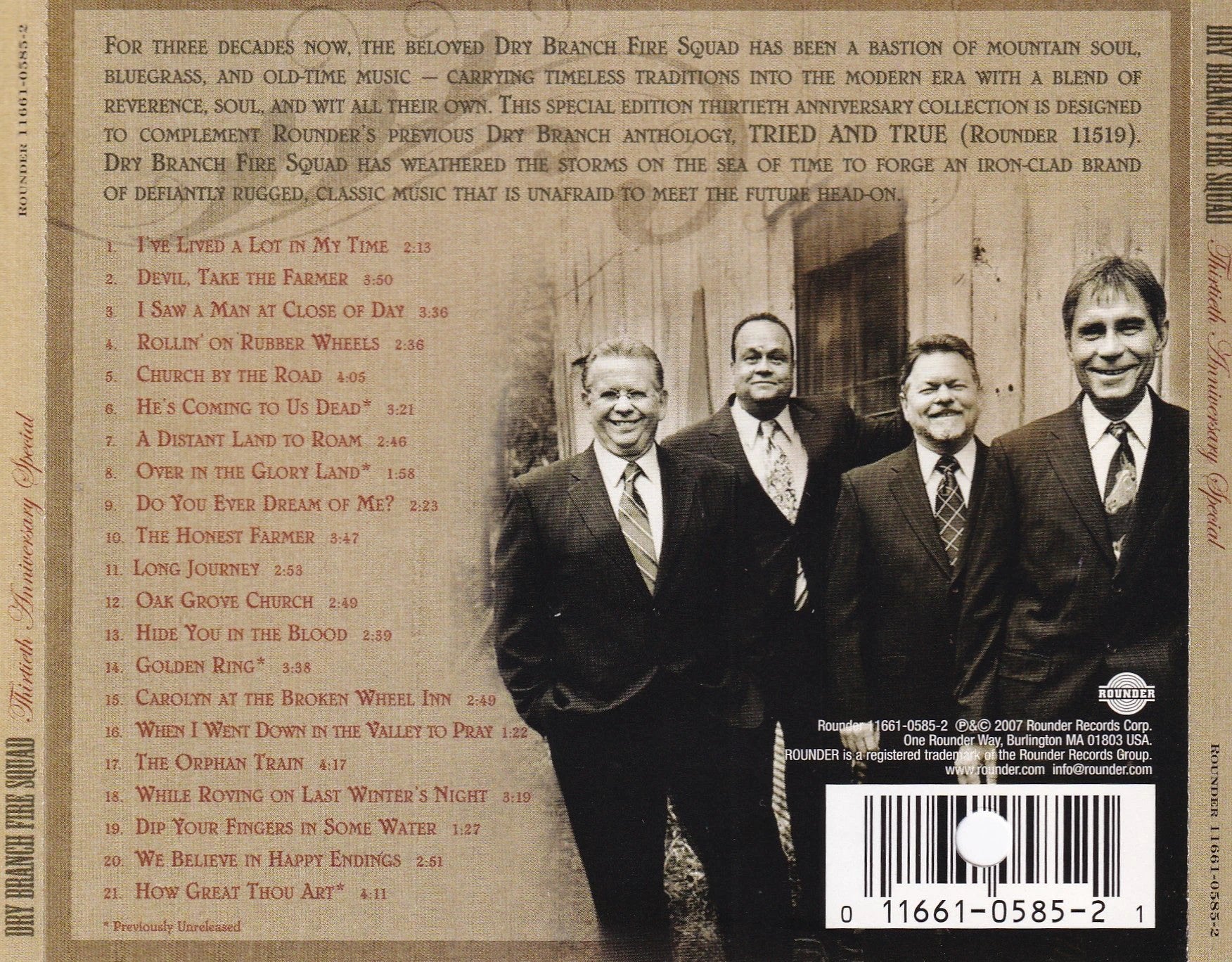 Dry Branch Fire Squad - 30th Anniversary Special Edition - CD