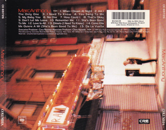 Marc Anthony - Marc Anthony - CD