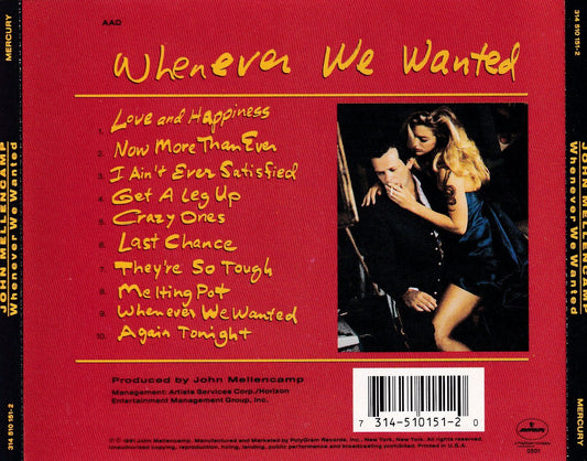 John Mellencamp - Whenever We Wanted - CD