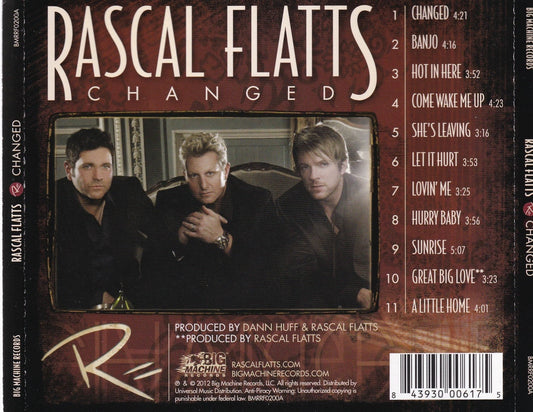 Rascal Flatts - Changed - CD