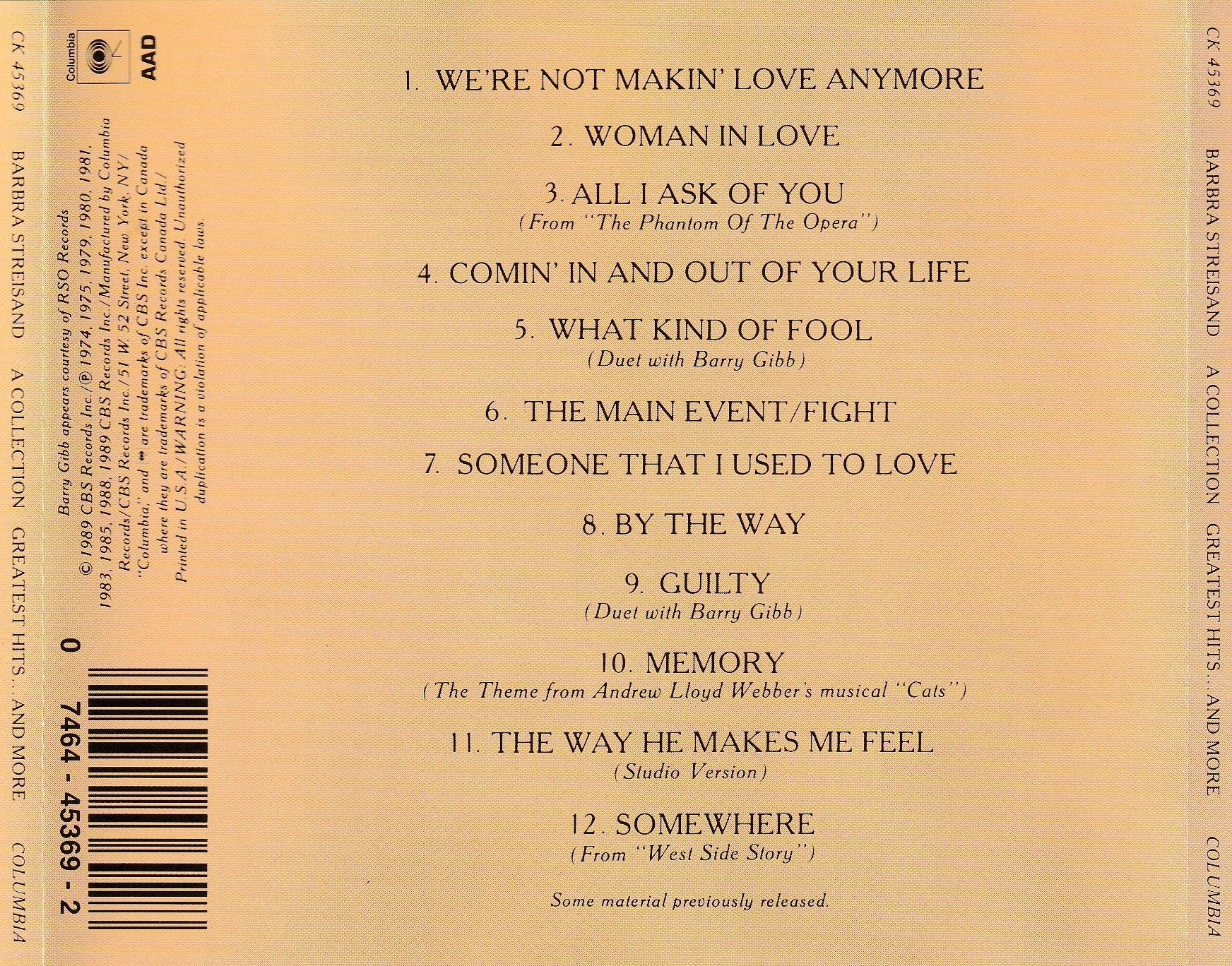 Barbra Streisand - A Collection: Greatest Hits...and More - CD