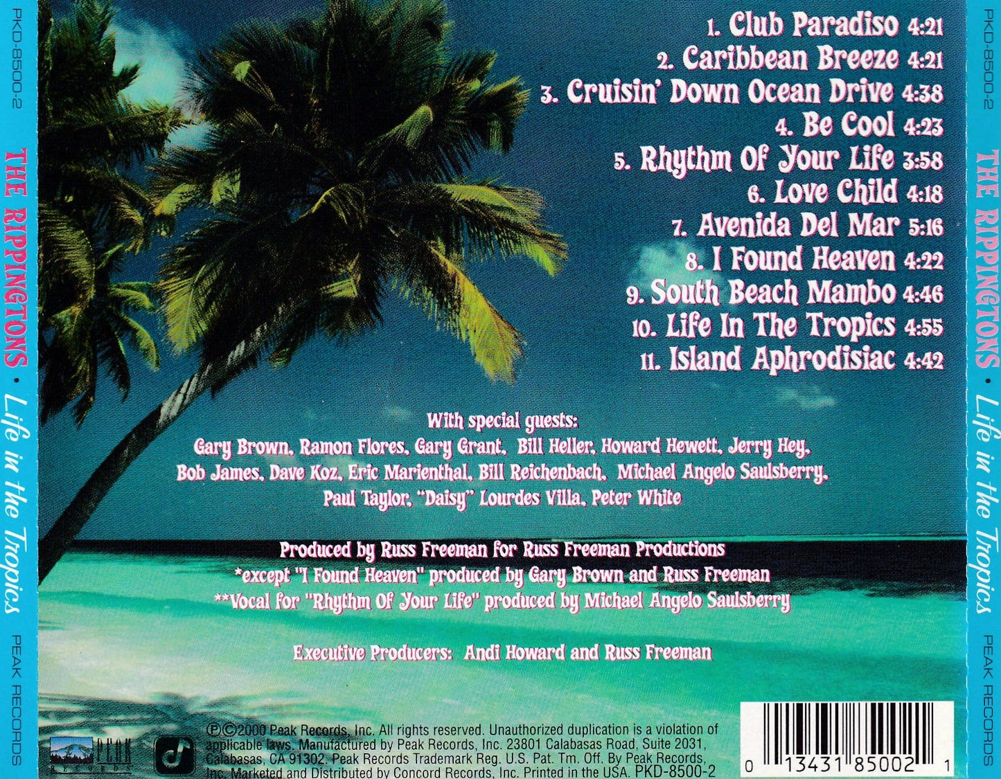 Rippingtons - Life In The Tropics - CD