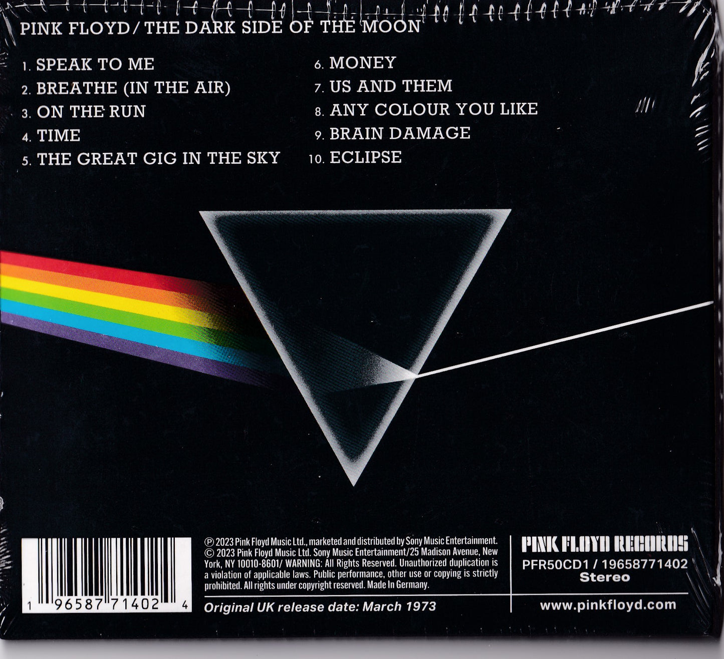 Pink Floyd - The Dark Side of the Moon - CD by TheCDExchange.com