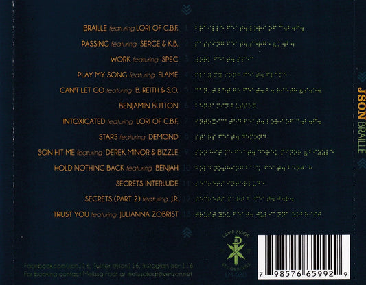 Json - Braille - CD by TheCDExchange.com