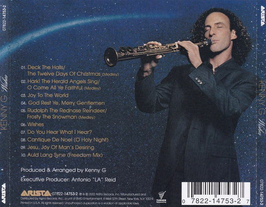 Kenny G - Wishes A Holiday Album - CD by TheCDExchange.com