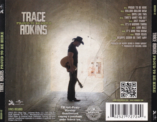 Trace Adkins - Proud to Be Here - CD by TheCDExchange.com