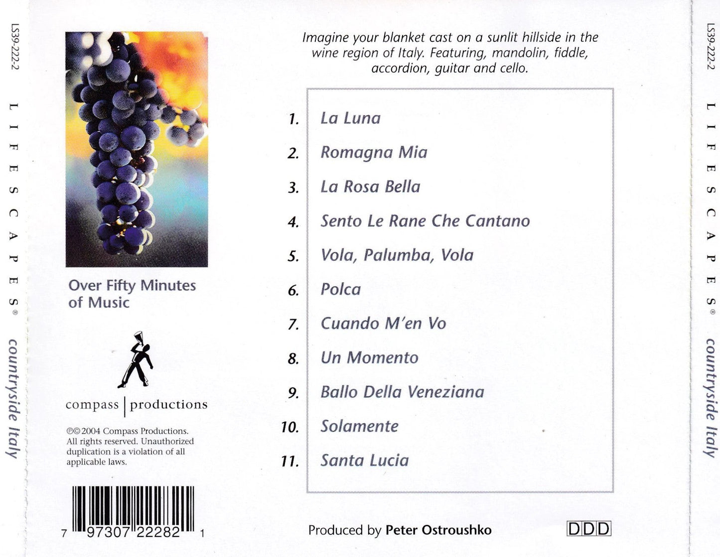 Lifescapes - Countryside Italy - CD by TheCDExchange.com