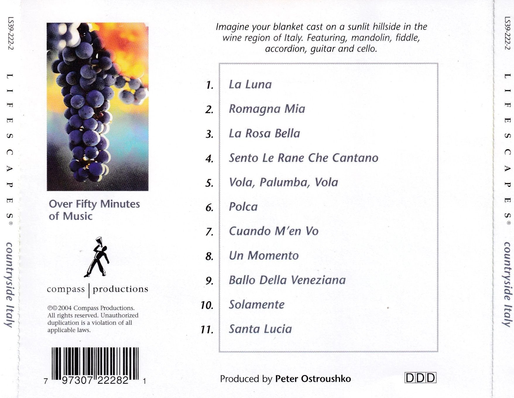 Lifescapes - Countryside Italy - CD by TheCDExchange.com