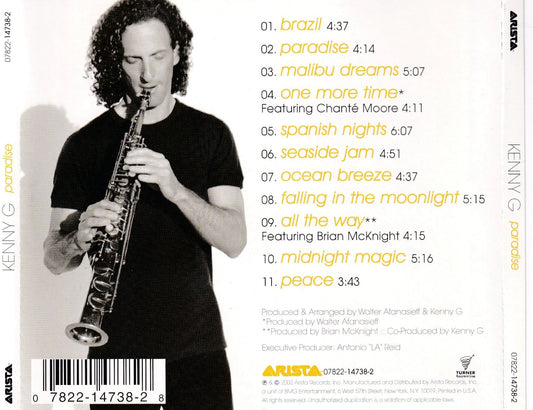 Kenny G - Paradise - CD by TheCDExchange.com