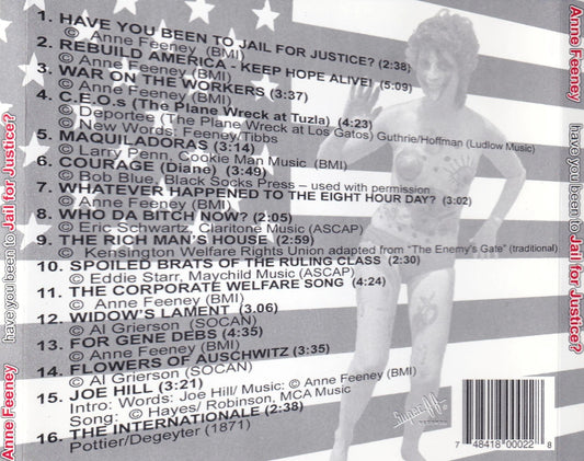 Anne Feeney - Have You Been to Jail for Justice - CD by TheCDExchange.com