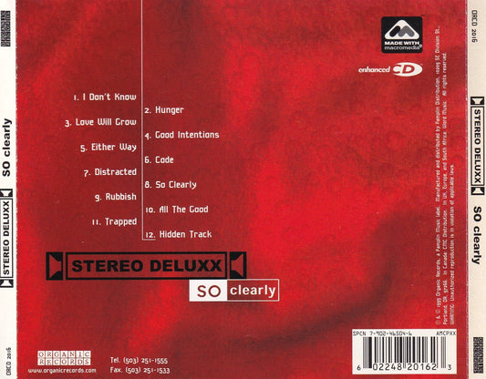 Stereo Deluxx - So Clearly - CD by TheCDExchange.com