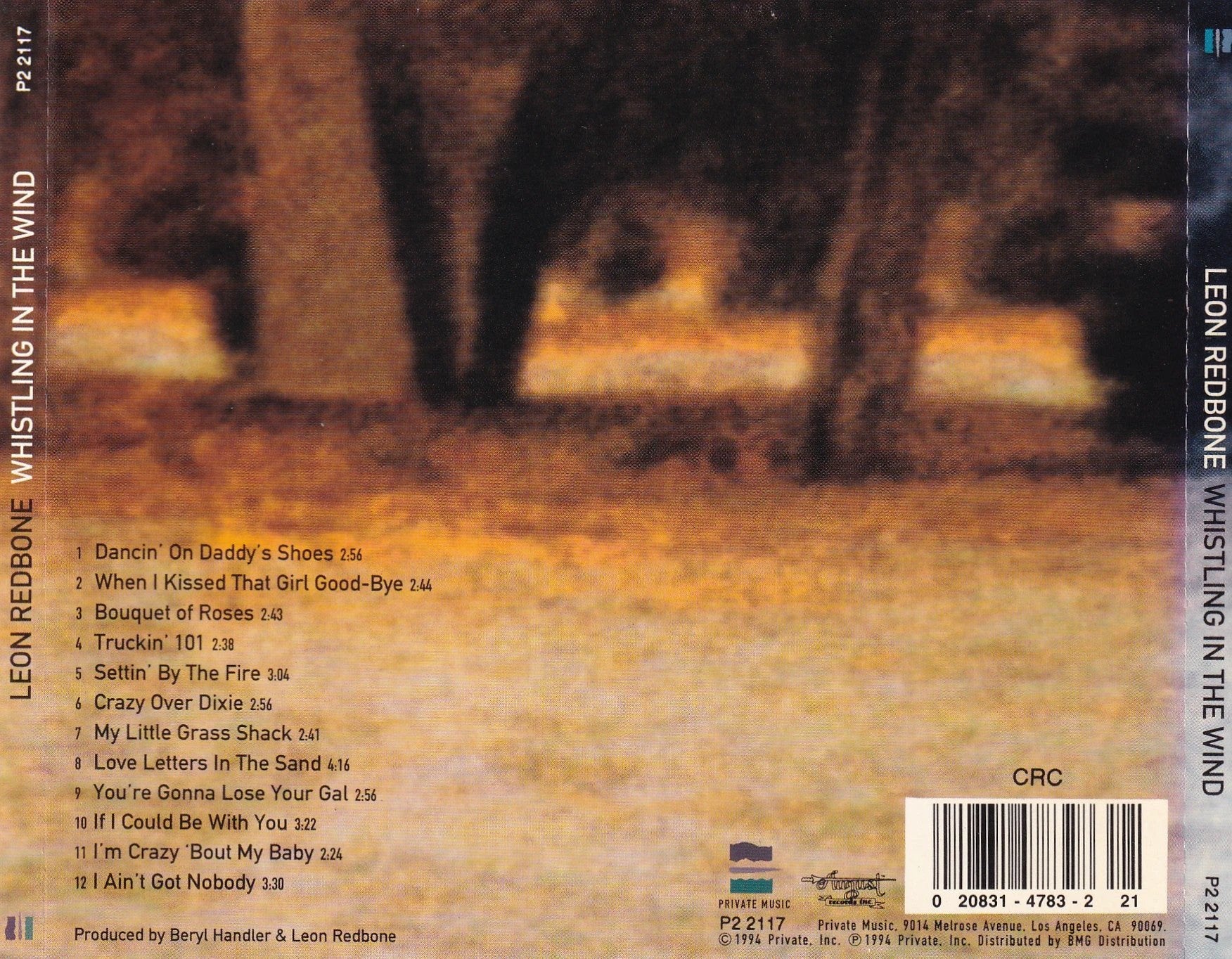 Leon Redbone - Whistling in the Wind - CD by TheCDExchange.com