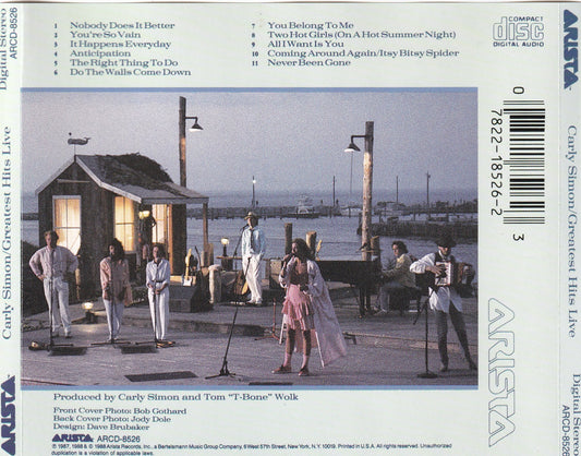 Carly Simon - Greatest Hits Live - CD the-cd-exchange