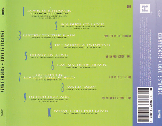 Kenny Rogers - Love Is Strange - CD