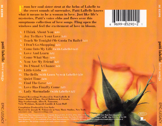 Patty Labelle - Love Songs - CD