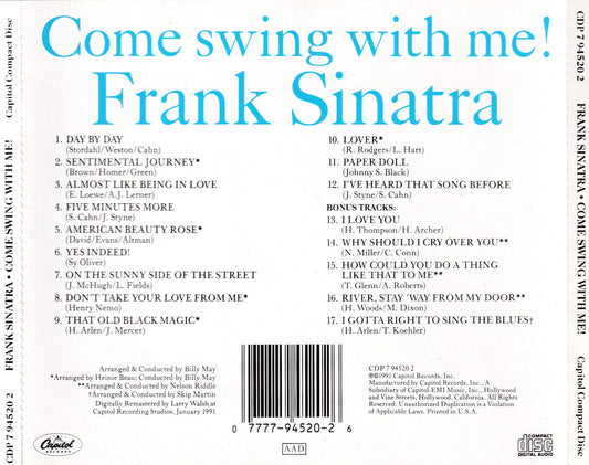 Frank Sinatra - Come Swing with Me! - CD