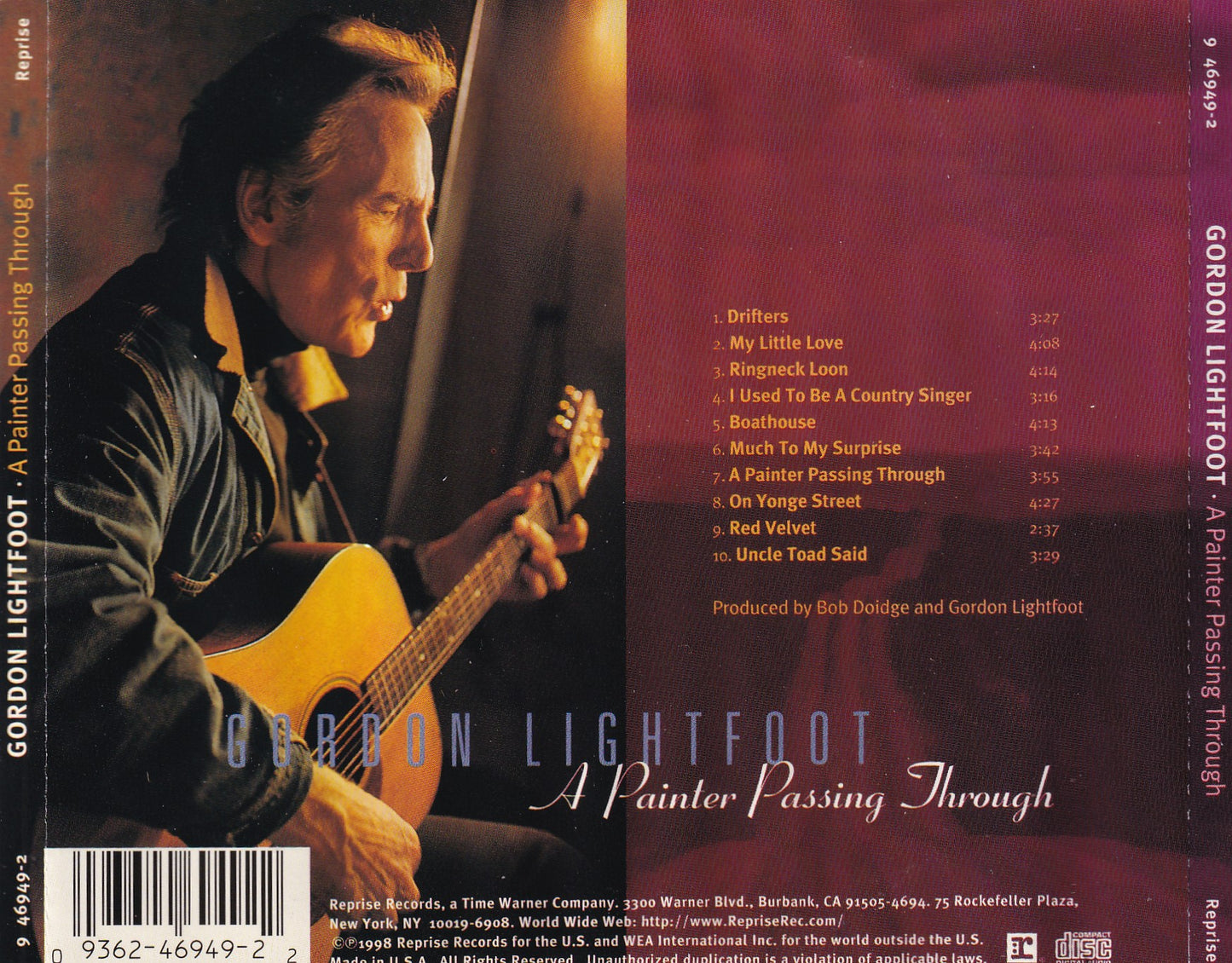 Gordon Lightfoot - Painter Passing Through - CD