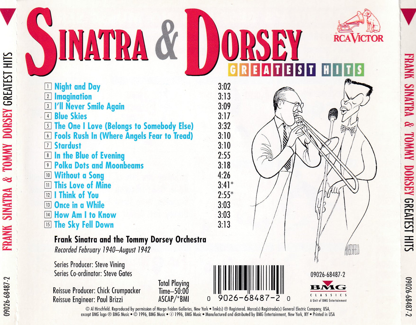 Frank Sinatra & Tommy Dorsey - Greatest Hits - CD