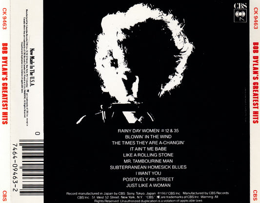 Bob Dylan - Greatest Hits - CD