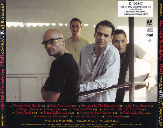 John Hiatt & The Guilty Dogs - Hiatt Comes Alive at Budokan - CD