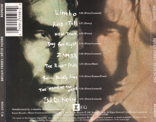 Bryan Ferry - Bete Noire - CD