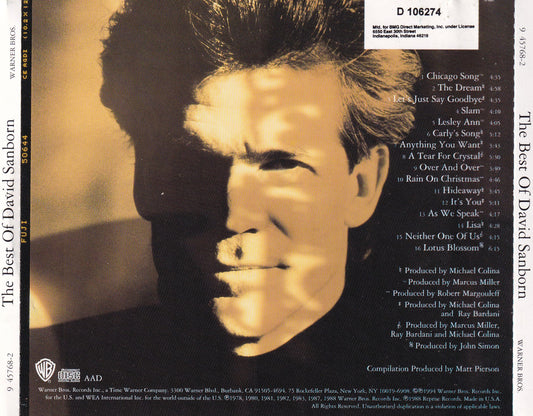David Sanborn - The Best Of - CD