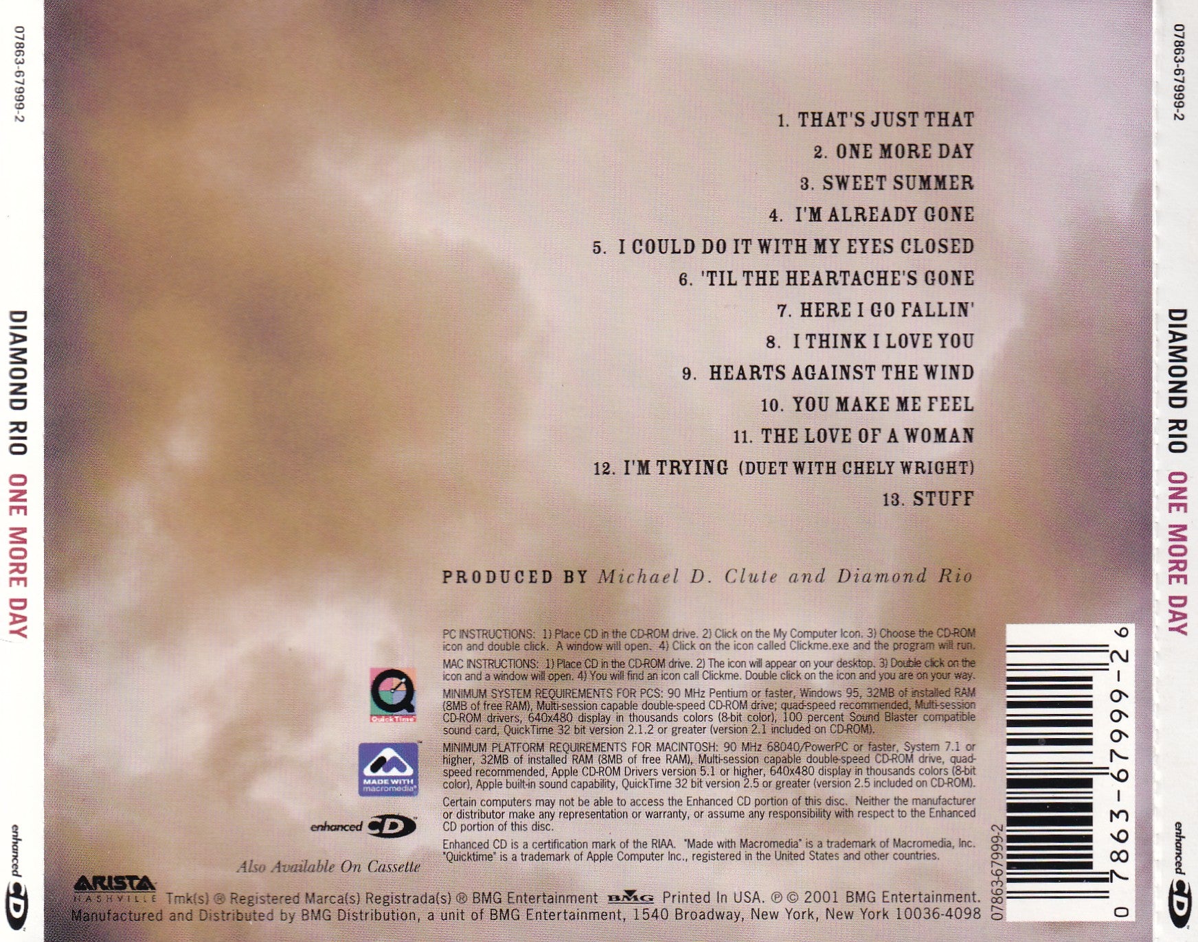 Diamond Rio - One More Day - CD