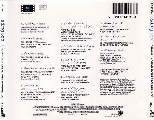 Soundtrack - Singles - CD