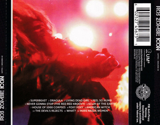 Rob Zombie - ICON: Rob Zombie - CD