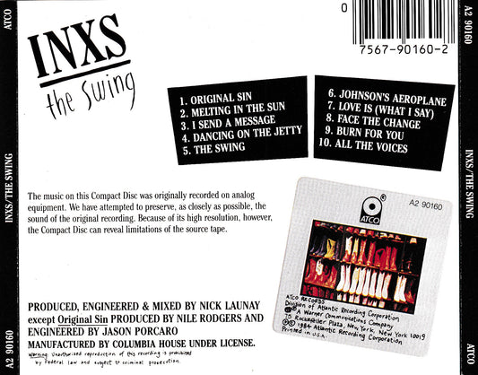 INXS - The Swing - CD