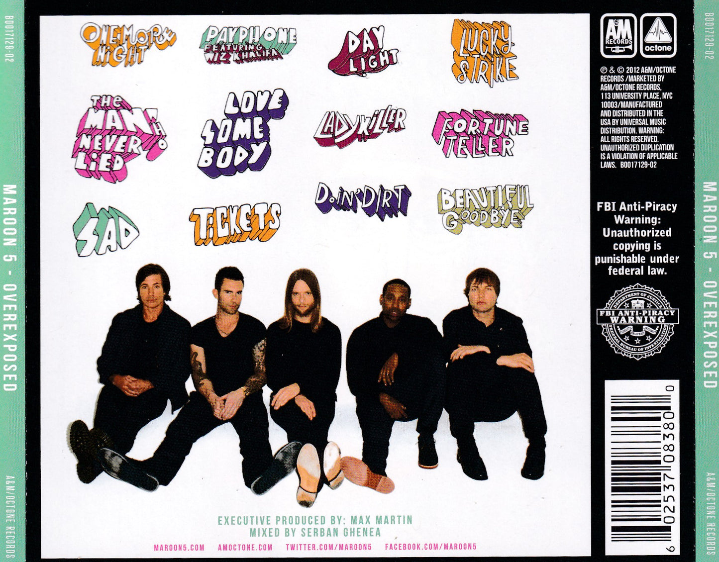 Maroon 5 - Overexposed - CD