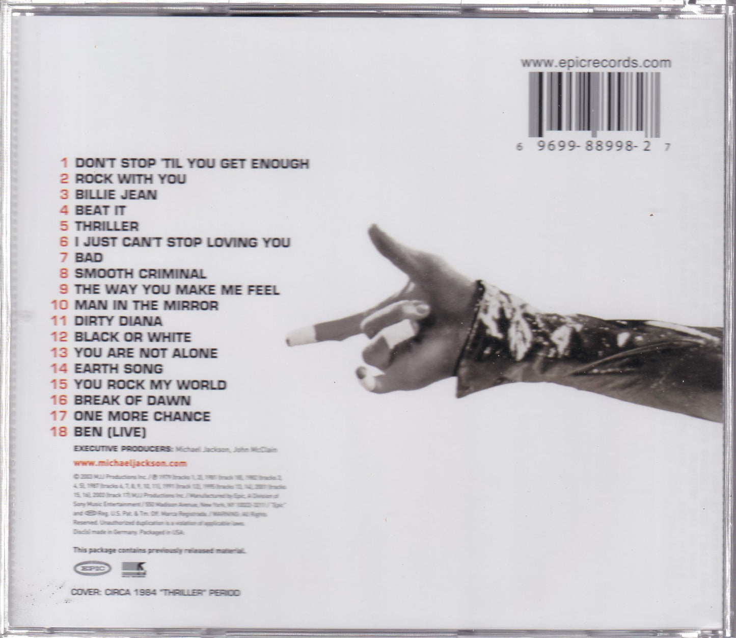 Michael Jackson - Number Ones - CD