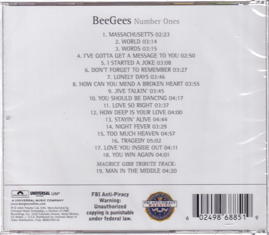 Bee Gees - Number Ones - CD