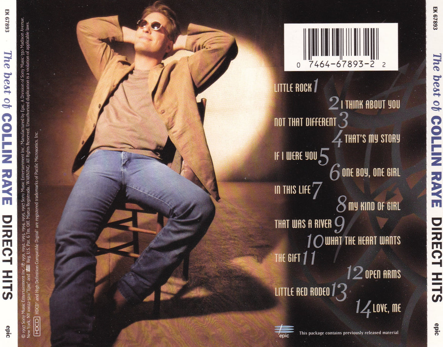 Collin Raye - Direct Hits: The Best Of - CD
