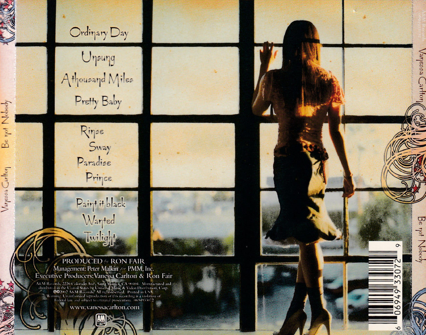 Vanessa Carlton - Be Not Nobody - CD