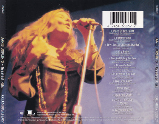 Janis Joplin - Janis Joplin's Greatest Hits - Gebrauchte CD