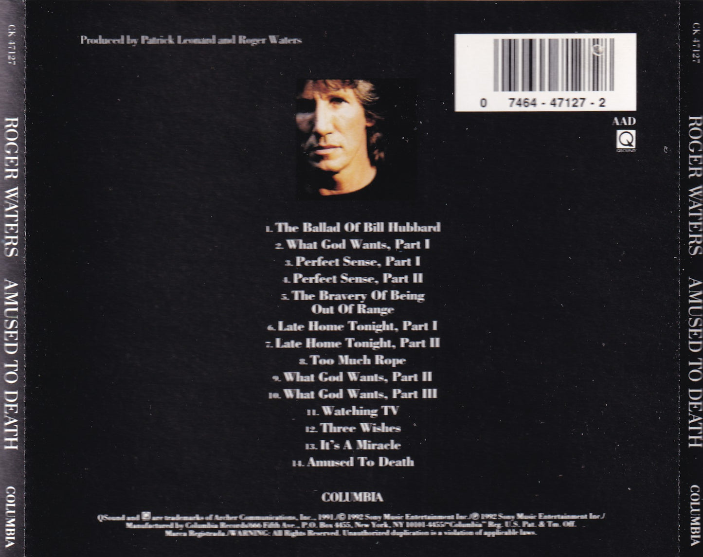 Roger Waters - Amused To Death - CD