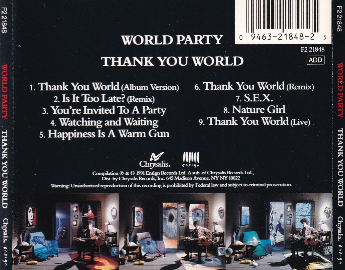 World Party - Thank You World - CD